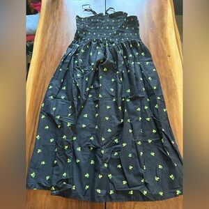 A New Day Black Dress with Lemons